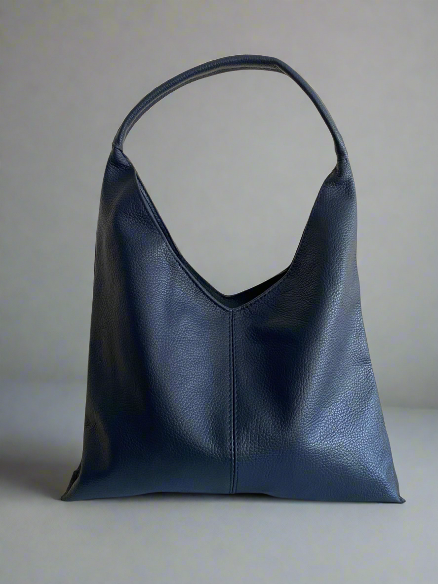 Bolso hobo atemporal de piel